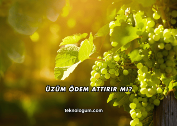 Üzüm Ödem Attırır mı?